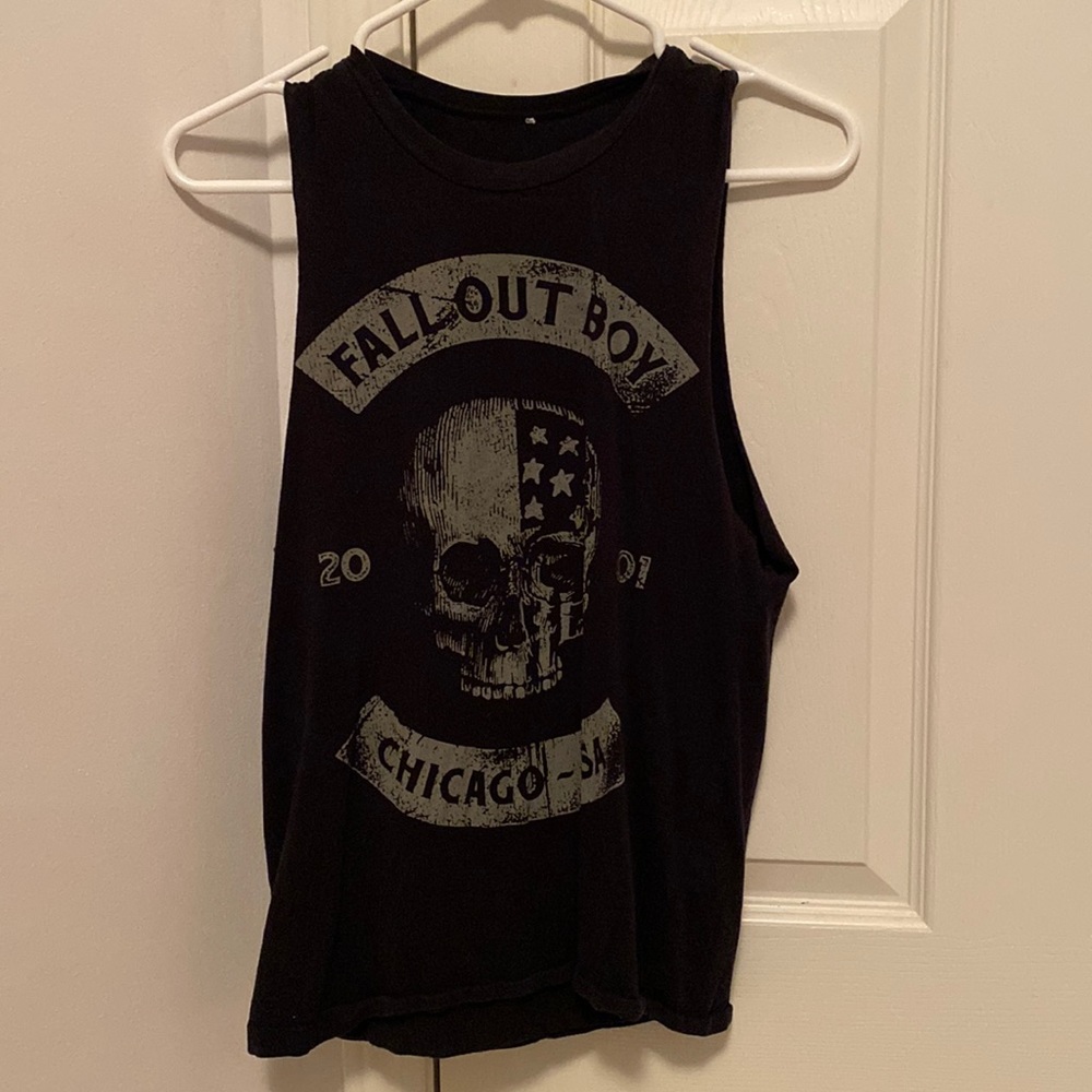 fall out boy muscle tank
